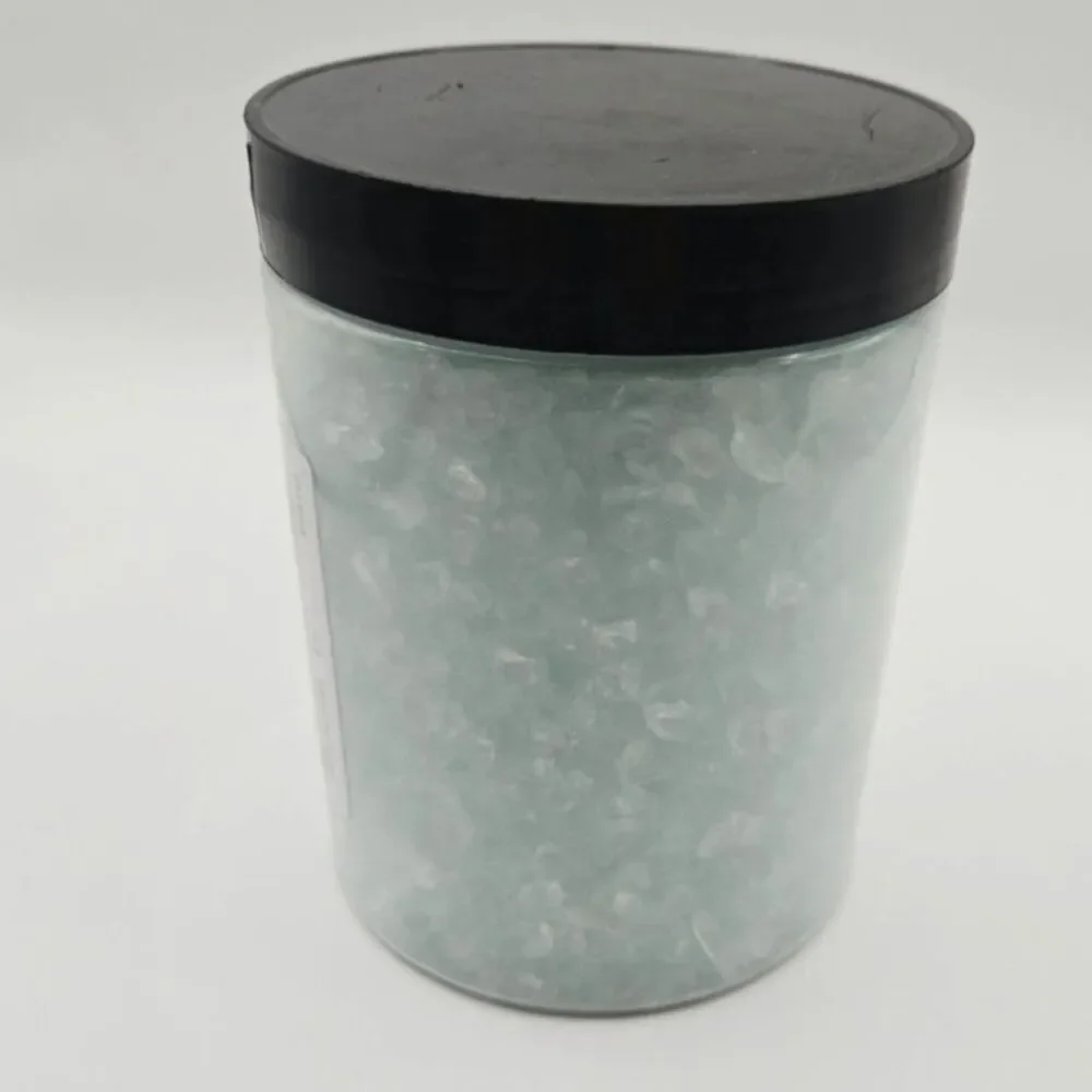 1.5 LB Glass Gravel Stone 3-6 mm Transparent Garden Decor by Patelai